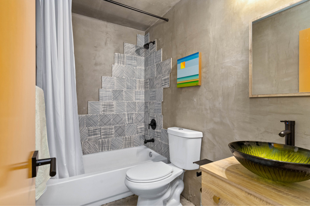 Texas Bohemian Beach Style Bathroom Houston by Steven Allen