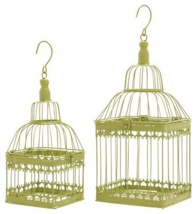 Bird Cage with Unique and Solid Design - Set of 2