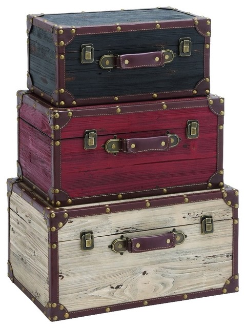 old fashioned trunk luggage