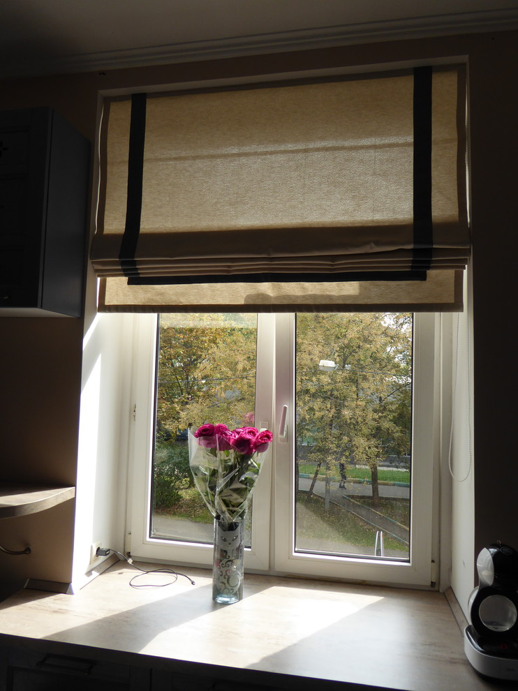 Римские шторы с кантом