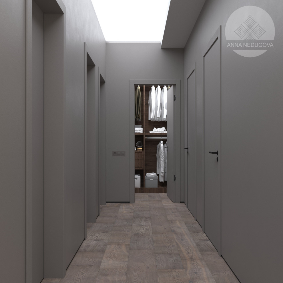 Дизайн проект загородного дома, д. Жаворонки, Московская область.