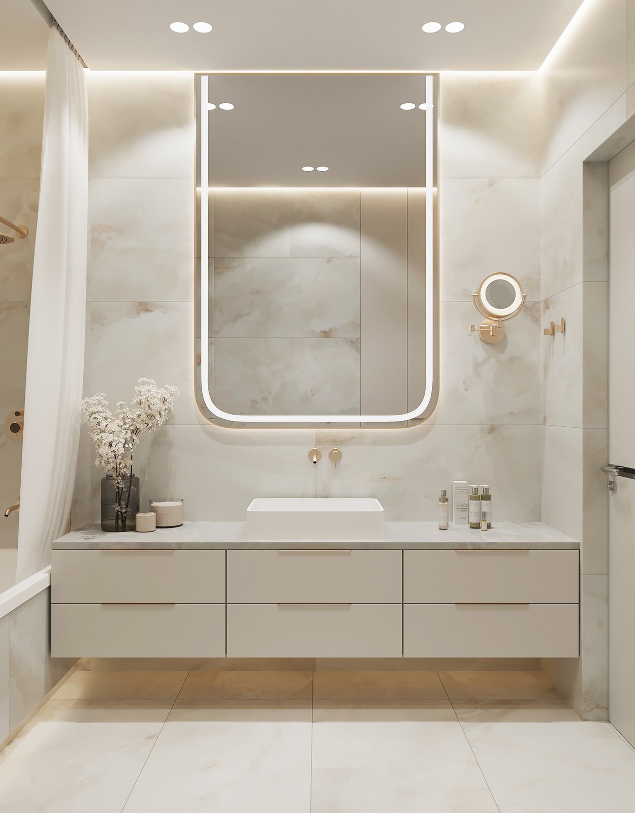 2023г. Интерьер квартиры 134 м2 в ЖК "Чикаго"