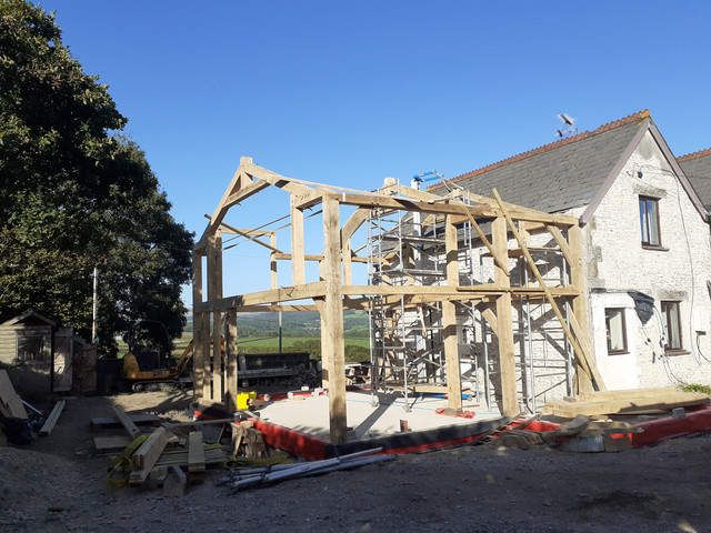 Two storey extension 