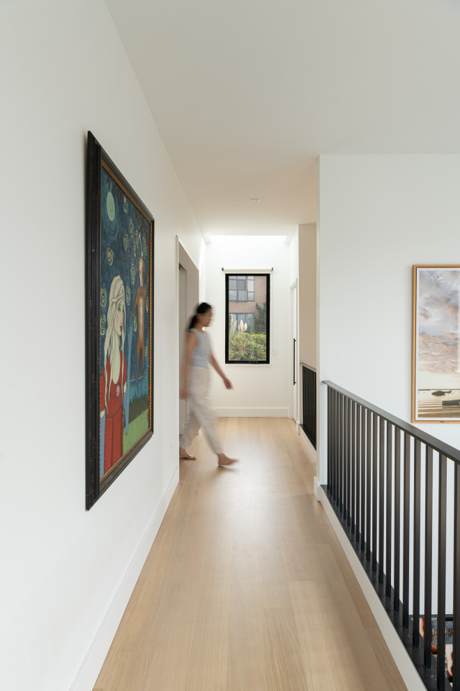 Example of a beach style hallway design in Seattle