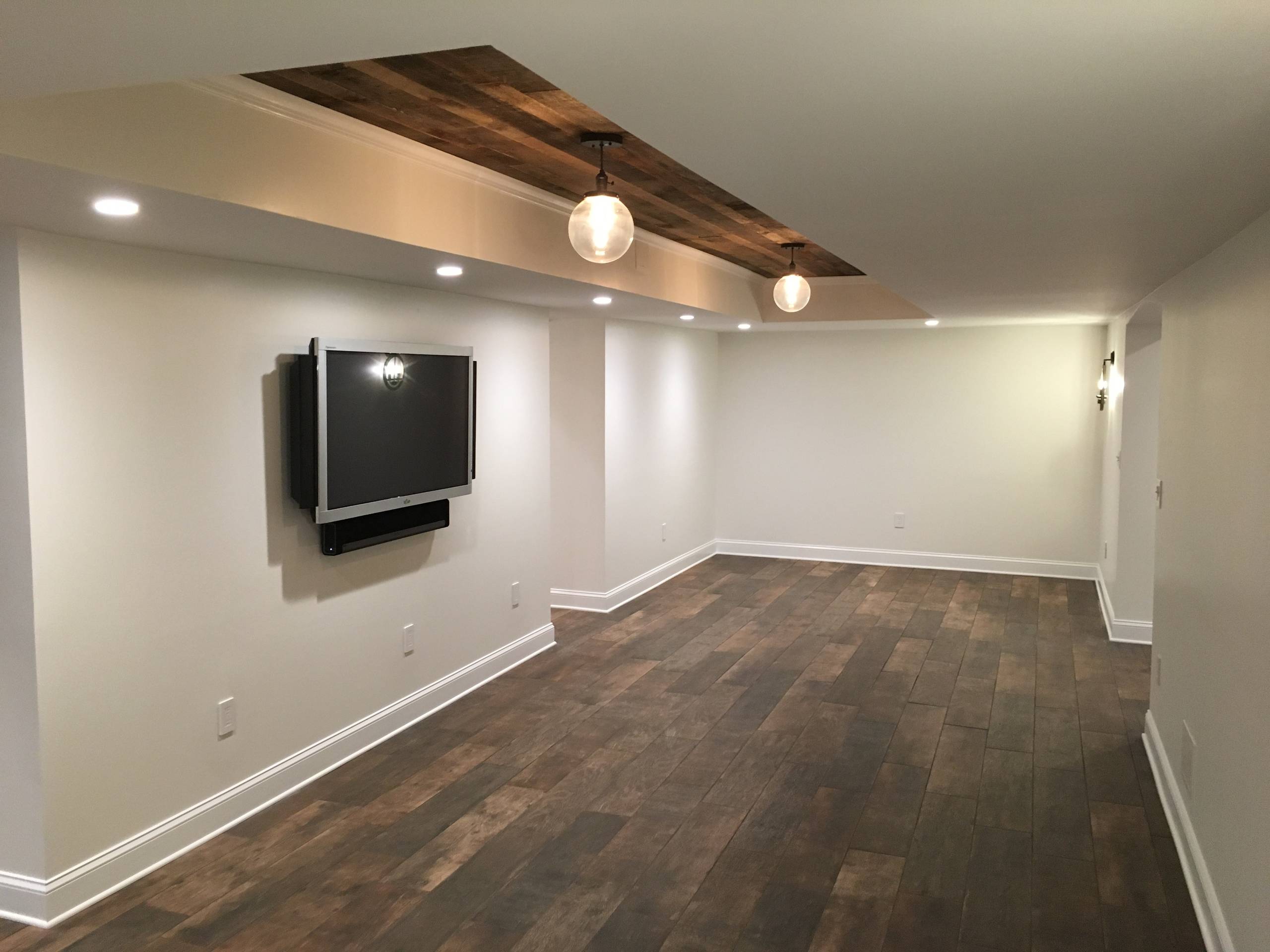Chester township basement renovation