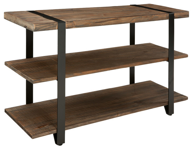 Modesto Solid Reclaimed Wood A Console Table Rustic Natural 48 Modesto Solid Reclaimed Wood A Console Table Rustic Natural 48