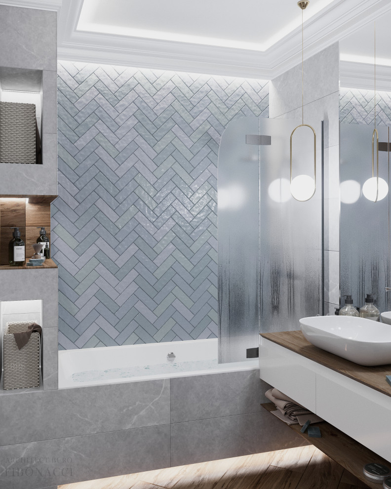 Проект ванной 6 м. кв