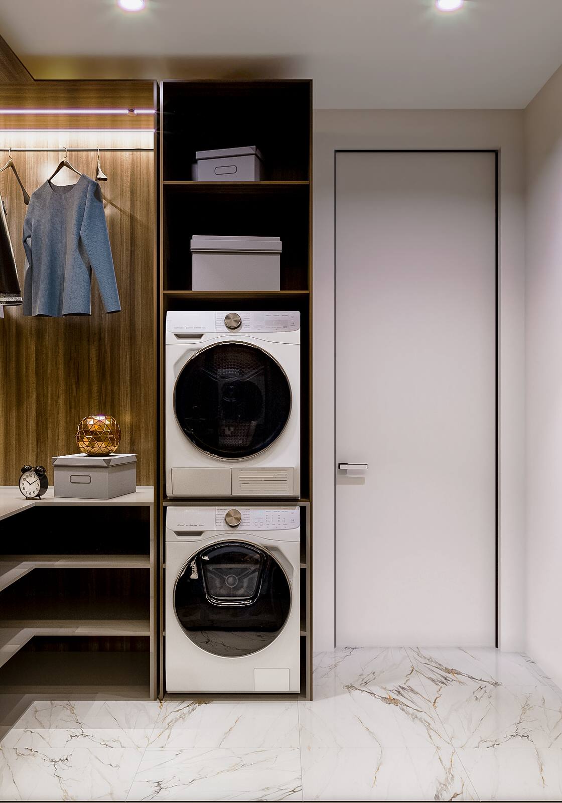 Светлая квартира в стиле неоклассика