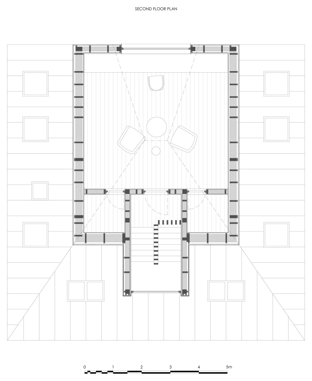 Дом у моря. План третьего этажа.