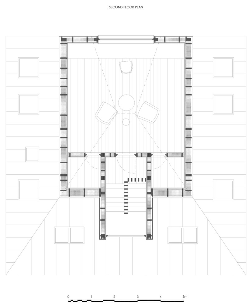 Дом у моря. План третьего этажа.