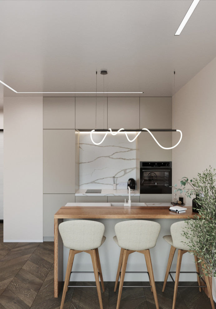 Минимализм в однокомнатной квартире