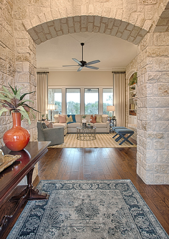 Inspiration for an eclectic entryway remodel in Austin
