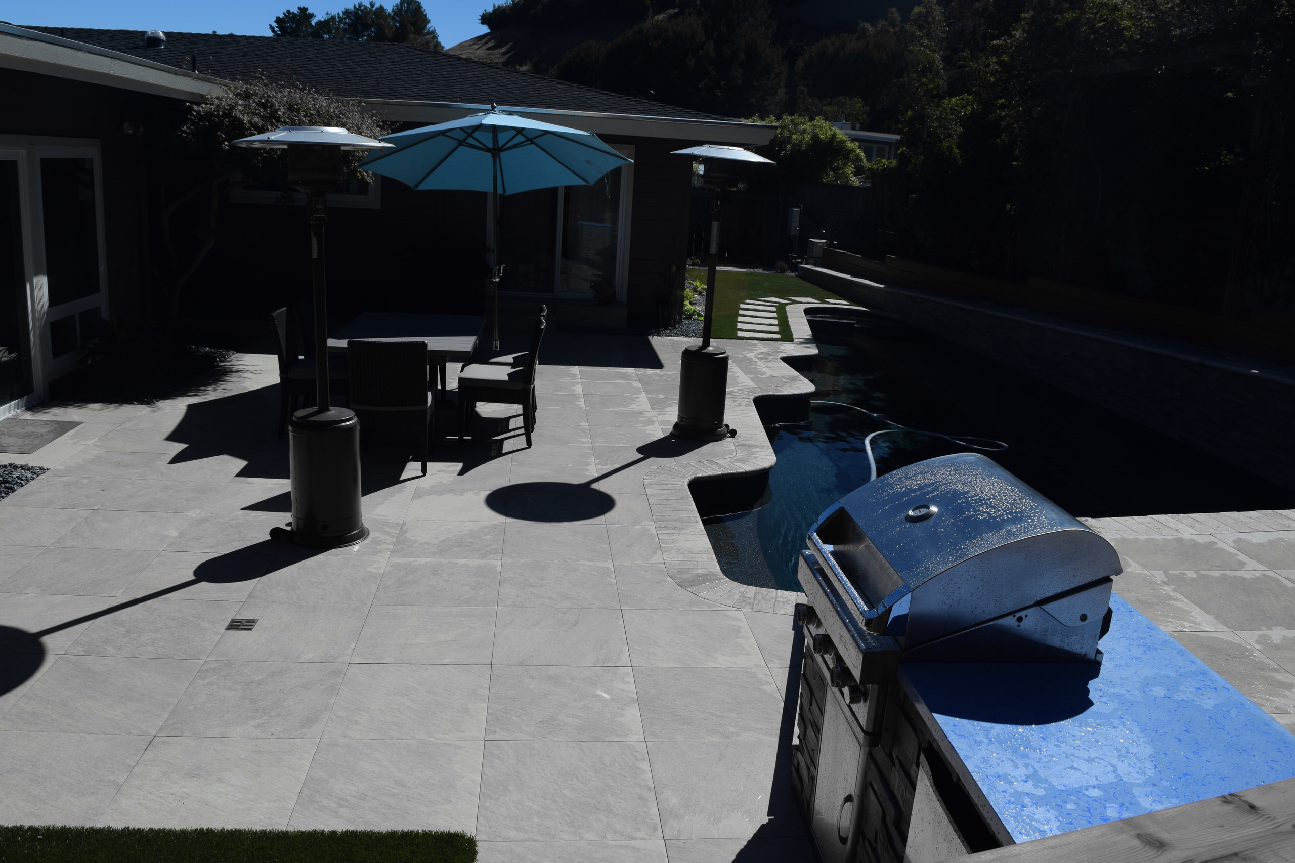 Pool Patio and Garden