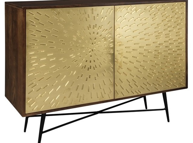 Ashley Furniture Majaci Accent Cabinet Brown Gold Midcentury Ashley Furniture Majaci Accent Cabinet Brown Gold Midcentury Chests And Cabinets By Gwg Outlet