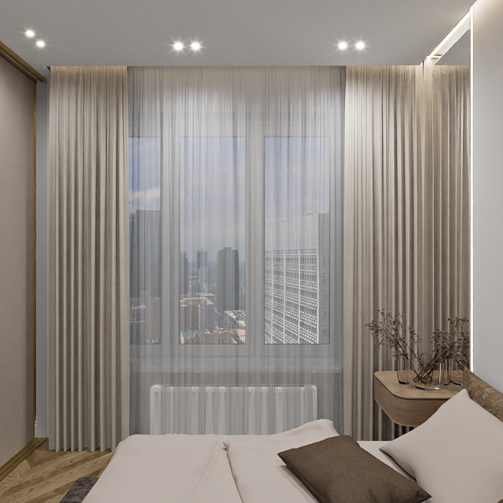 Квартира в бежевых тонах