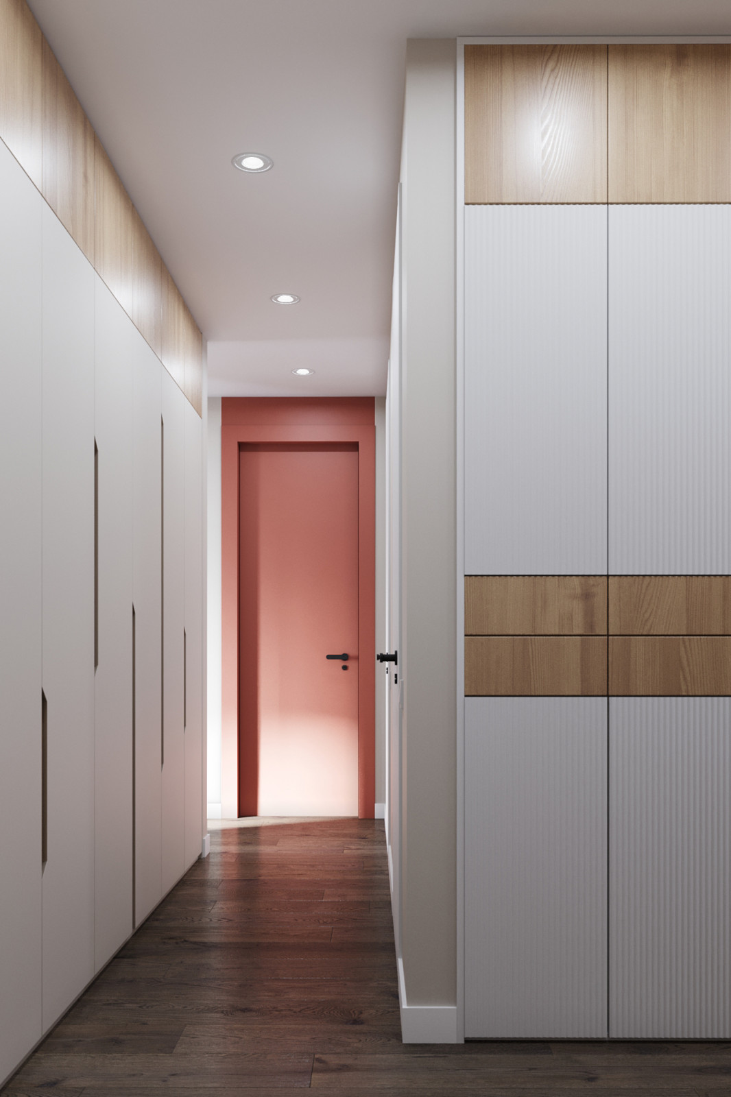 ЖК Серебряный парк, современный интерьер с элементами Эко-стиля