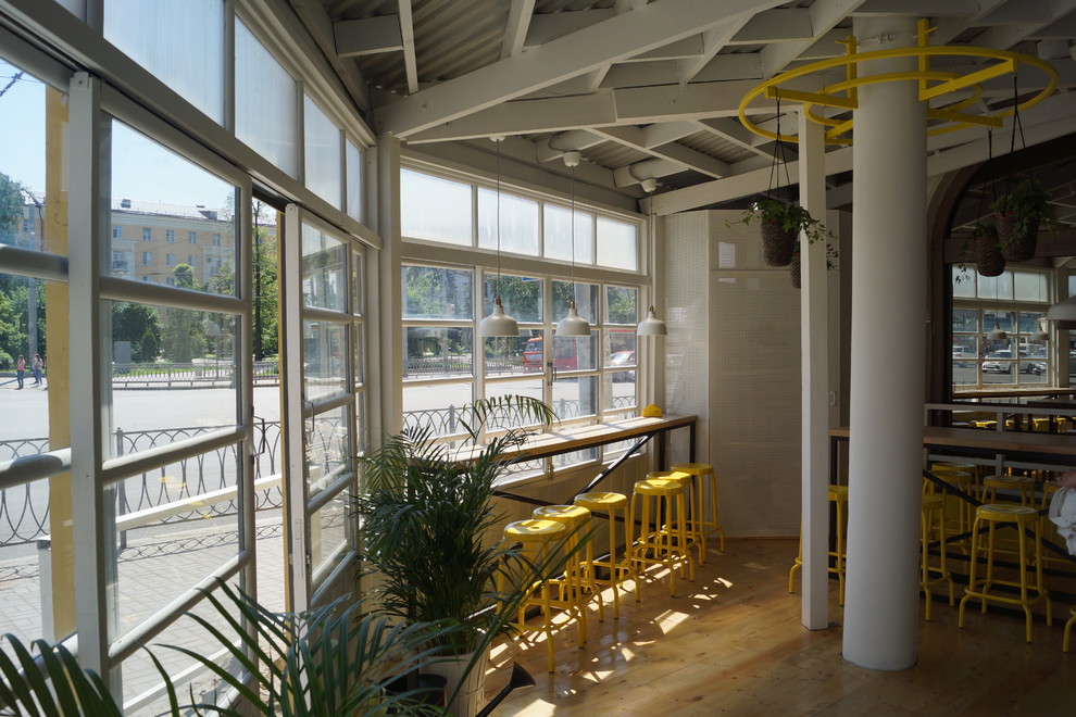 Ремонт помещения под летнее кафе быстрого питания "BANKA"