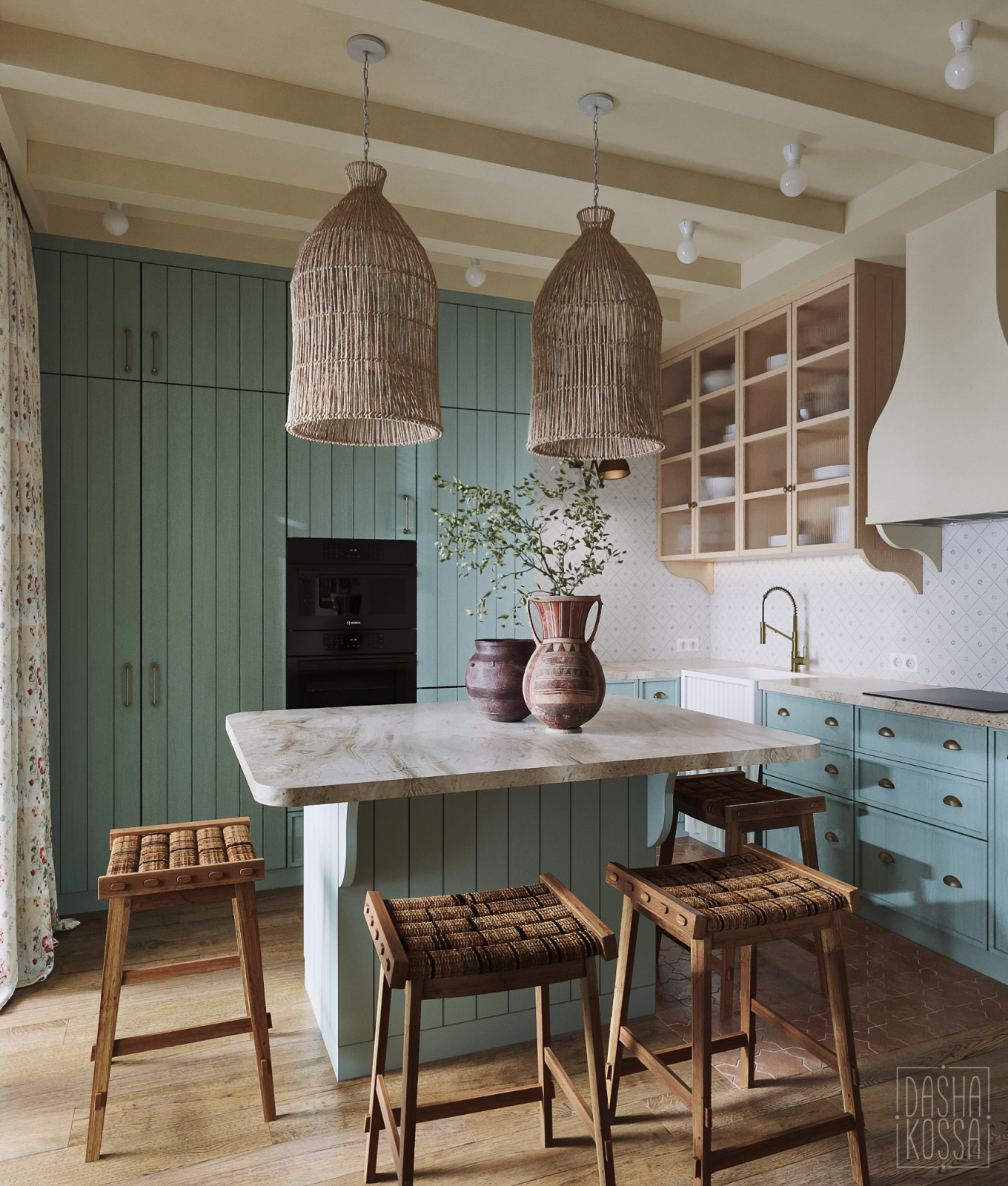 Fairy Countryside. Трехуровневая квартира для сказочной загородной жизни