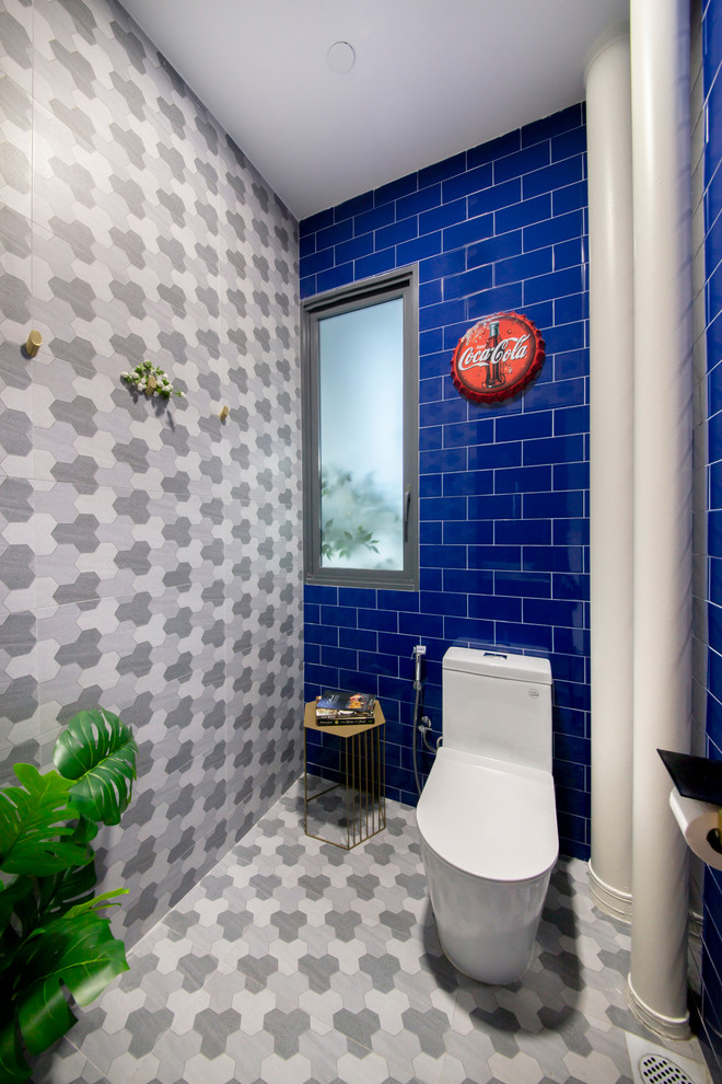 Photo of an industrial bathroom in Singapore.