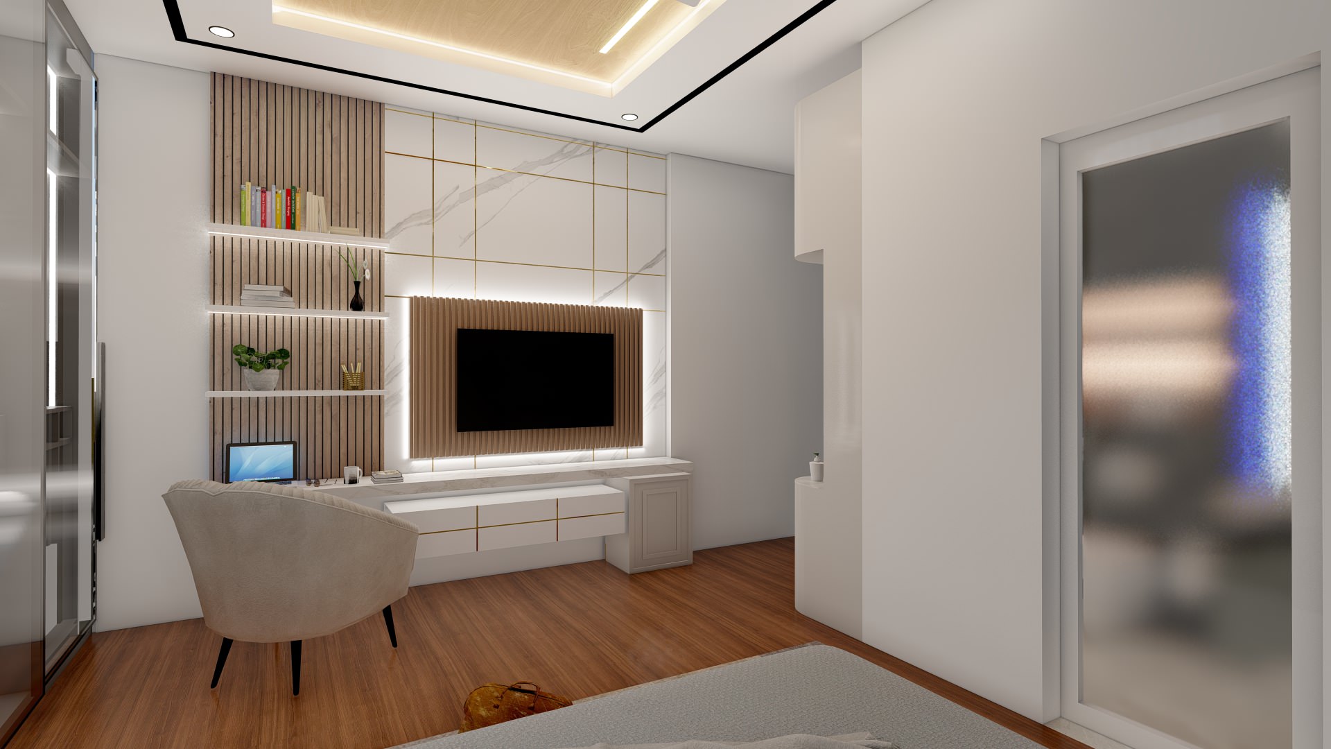Modern Master Bedroom Remodel in Whitechapel