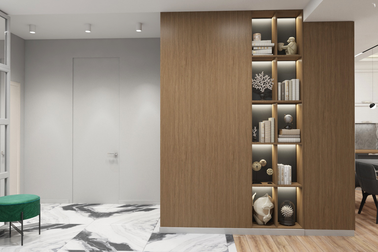 Монохром и дерево