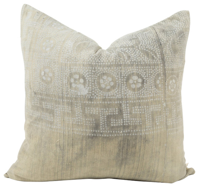 Ya Chinese Batik Pillow Contemporary Decorative Pillows By
