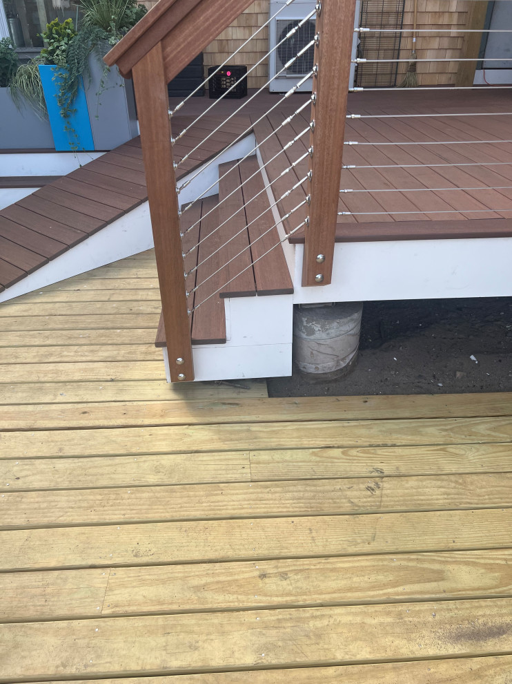 Provincetown Commerical Deck Project (3 stories, Juliett deck,roof deck)