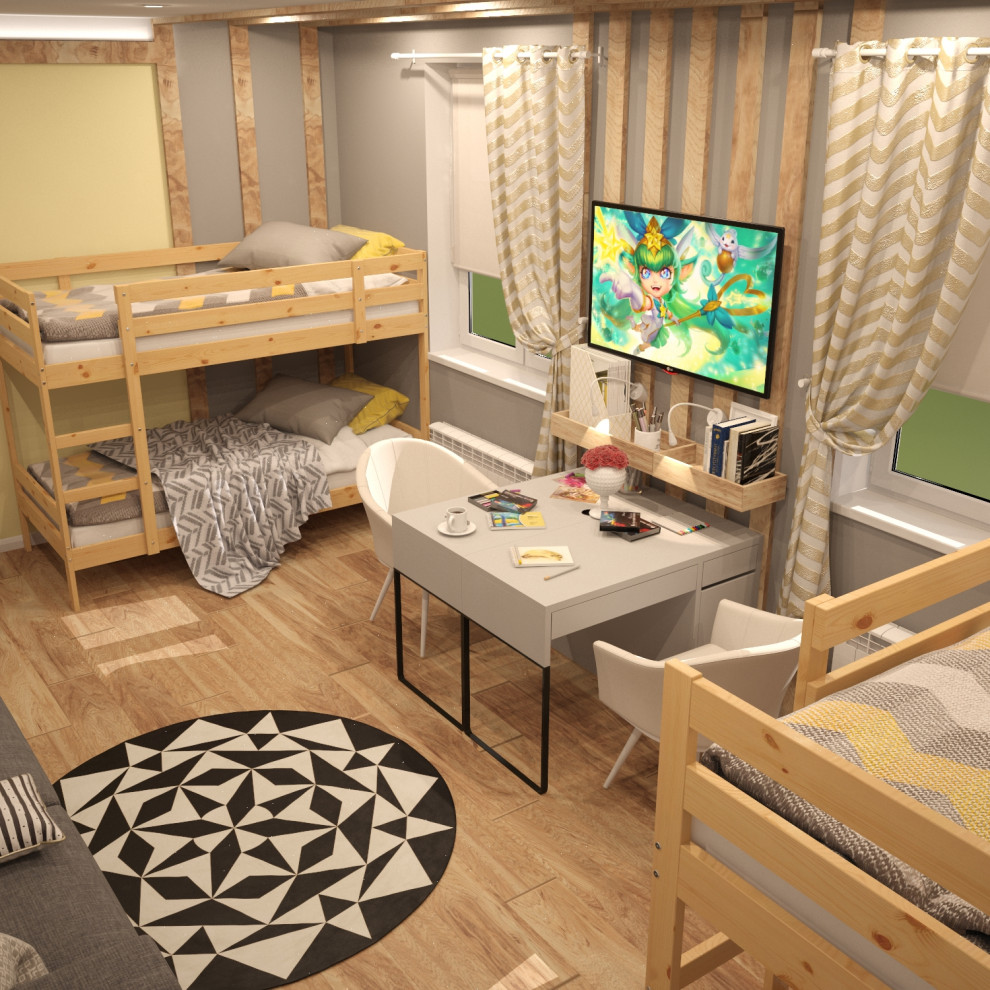 Неболчи, типовая квартира с индивидуальной детской