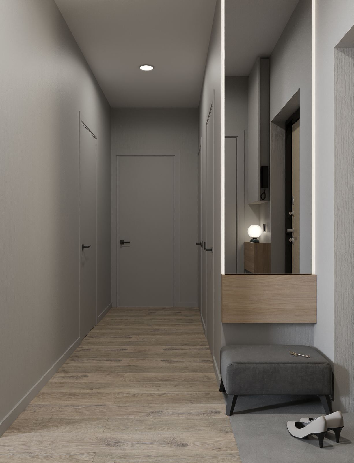 Проект квартиры для молодой семьи в Екатеринбурге.