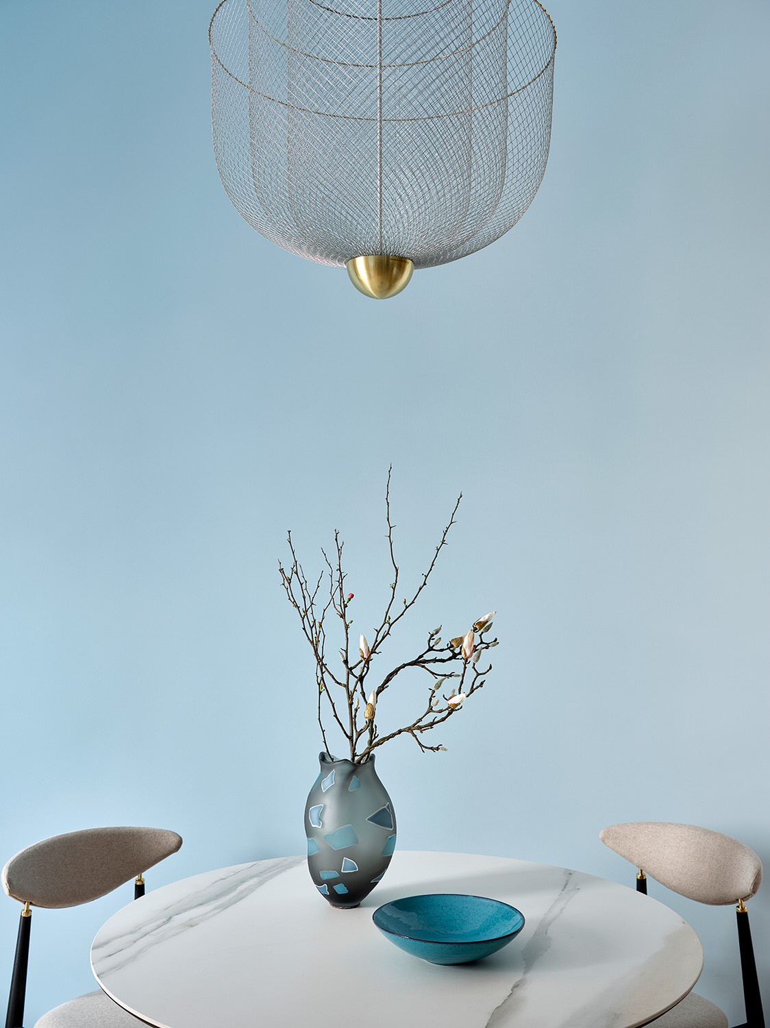 Небольшая квартира в оттенках синего