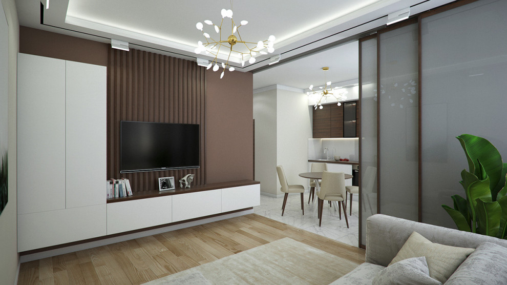 Квартира ЖК Город 50 м2 (Современный стиль)