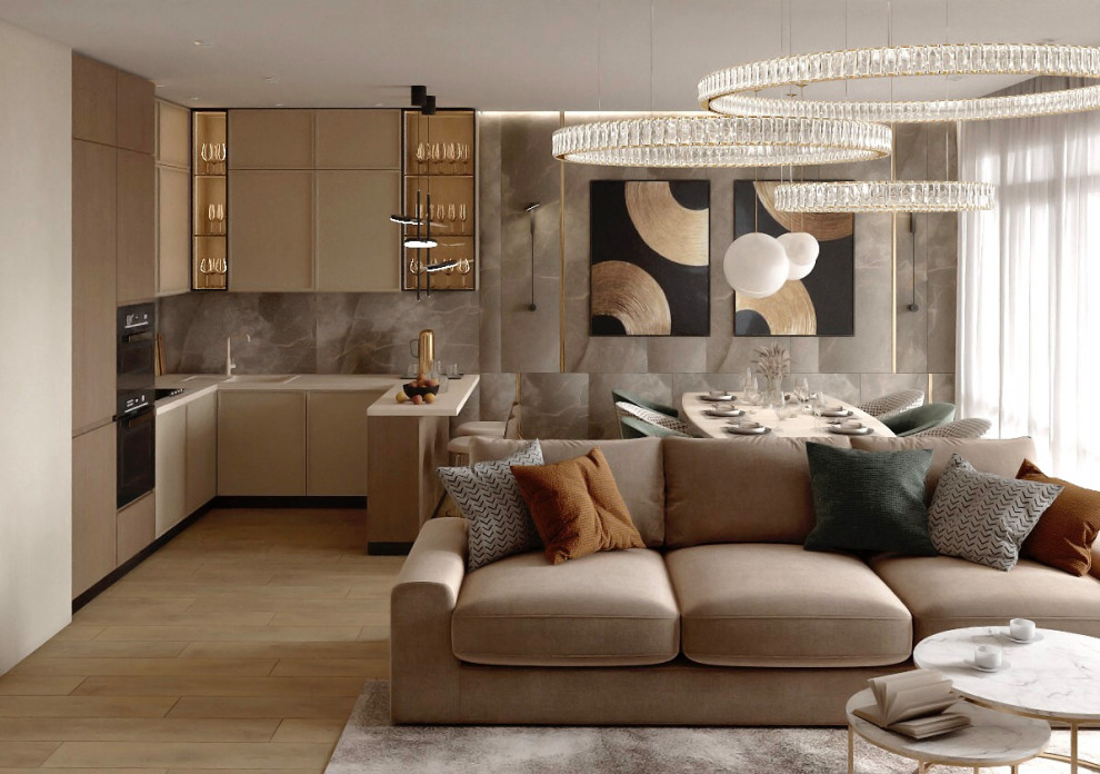 Гостинная в современном стиле 2