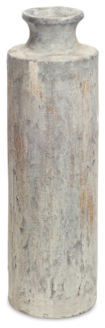 Melrose Ceramic Vase With Grey Finish 70508DS