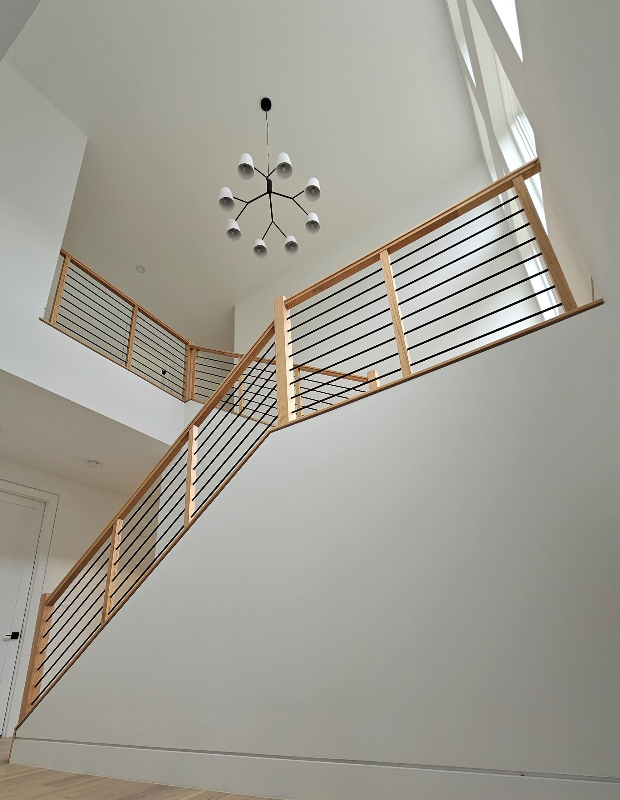 108_Red Oak Stairs in Light Filled Space, Fairfax, VA 22031