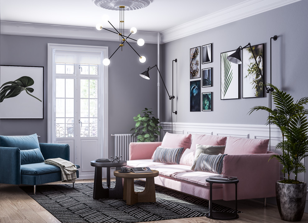 Дизайн-проект гостиной-спальни