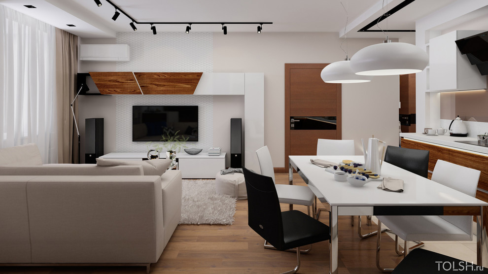 Ахроматизм белого со звучностью дерева