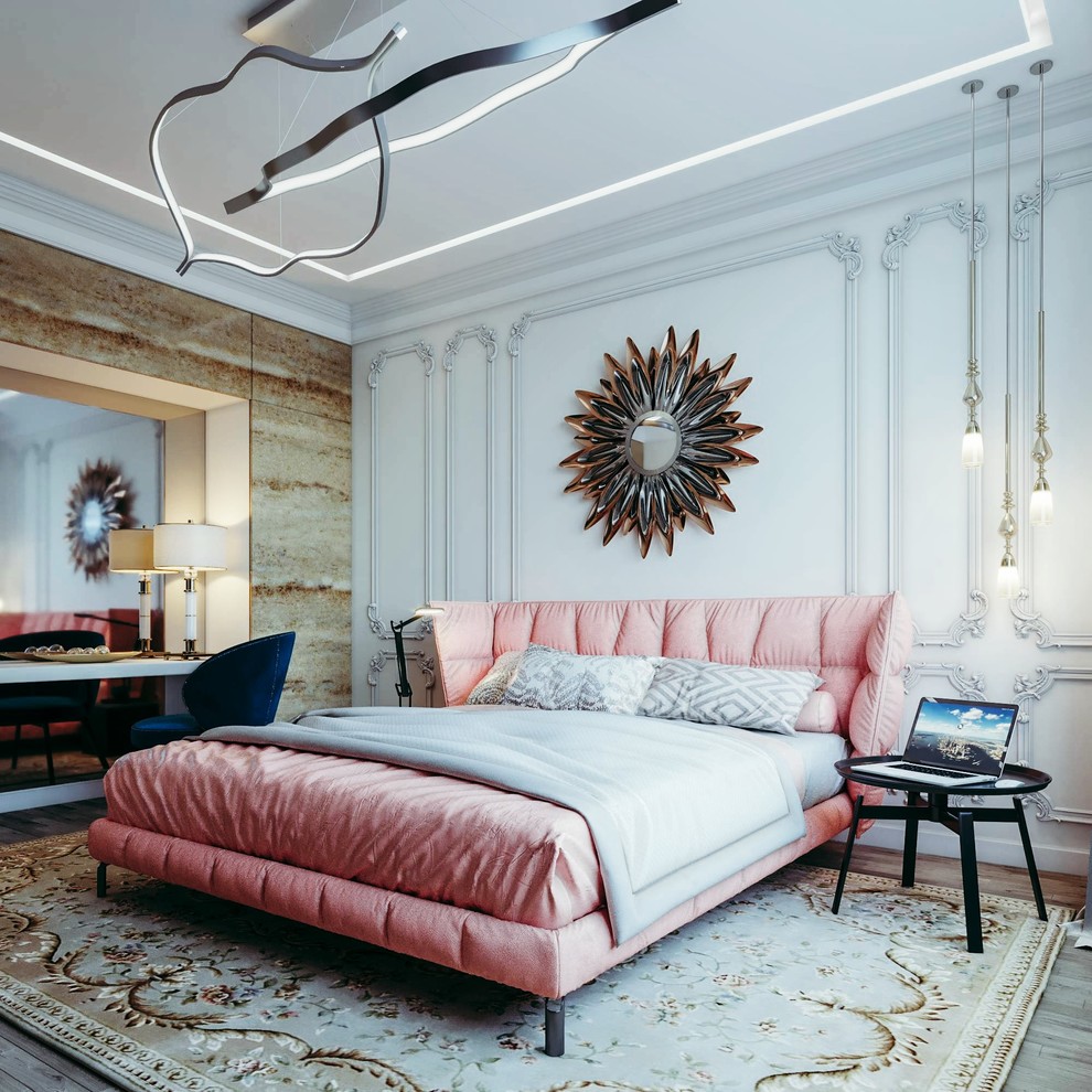 Спальная комната, в уютных аппартаментах