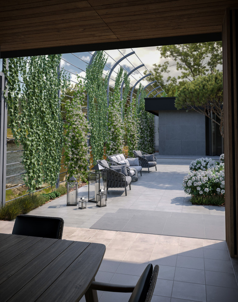 Проект благоустройства территории частного дома.