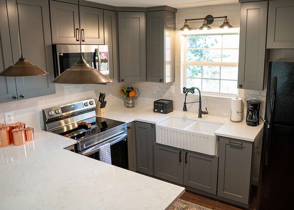 Air BnB Cabin Makeover - Rustic - Kitchen - Nashville - by 615interiors ...