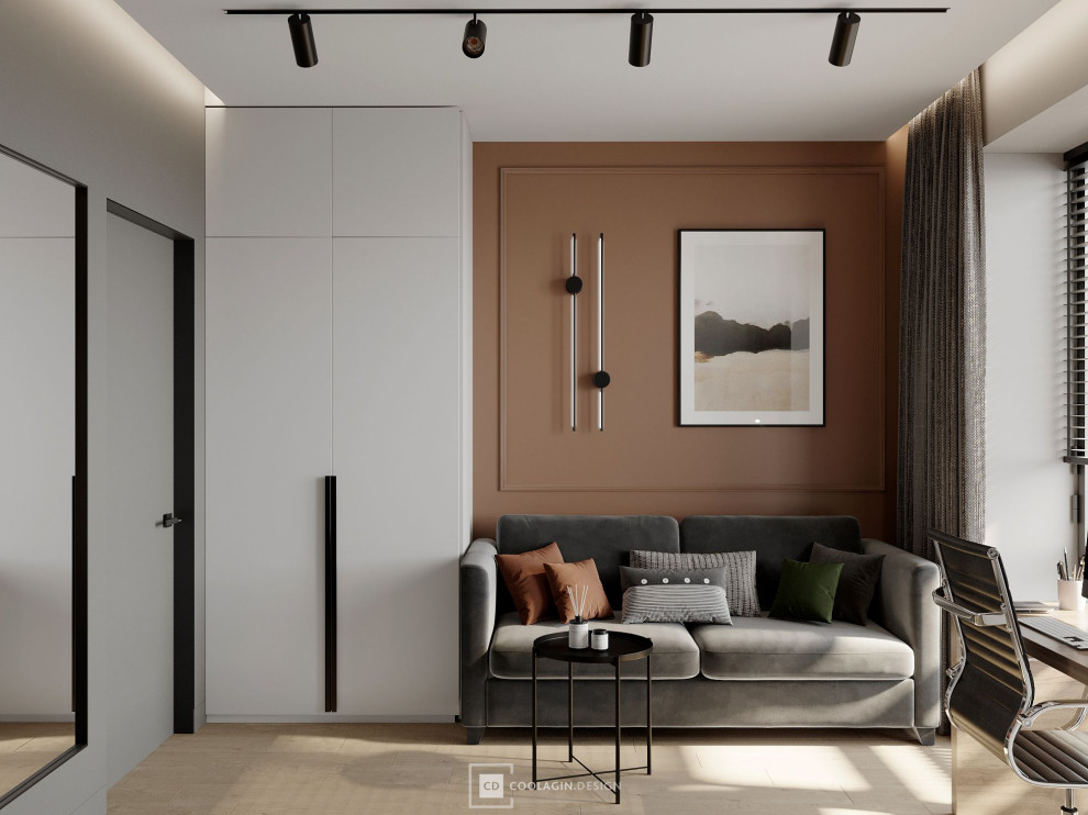 Стильная квартира с панорамными окнами даже в санузле