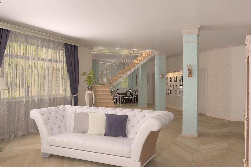 Дизайн-проект 2-х этажного коттеджа