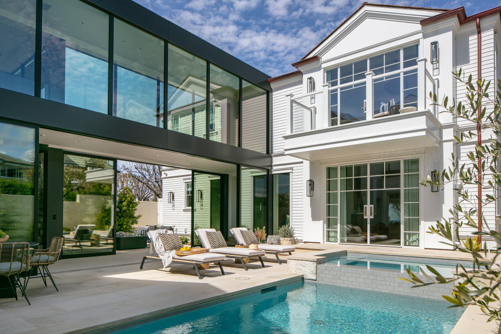 Pool - transitional pool idea in Orange County