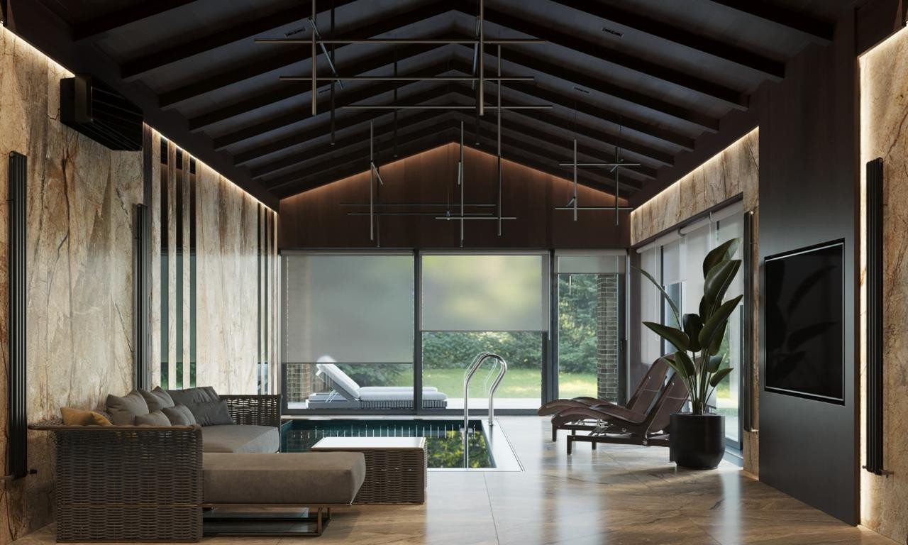 Бассейн на частной вилле