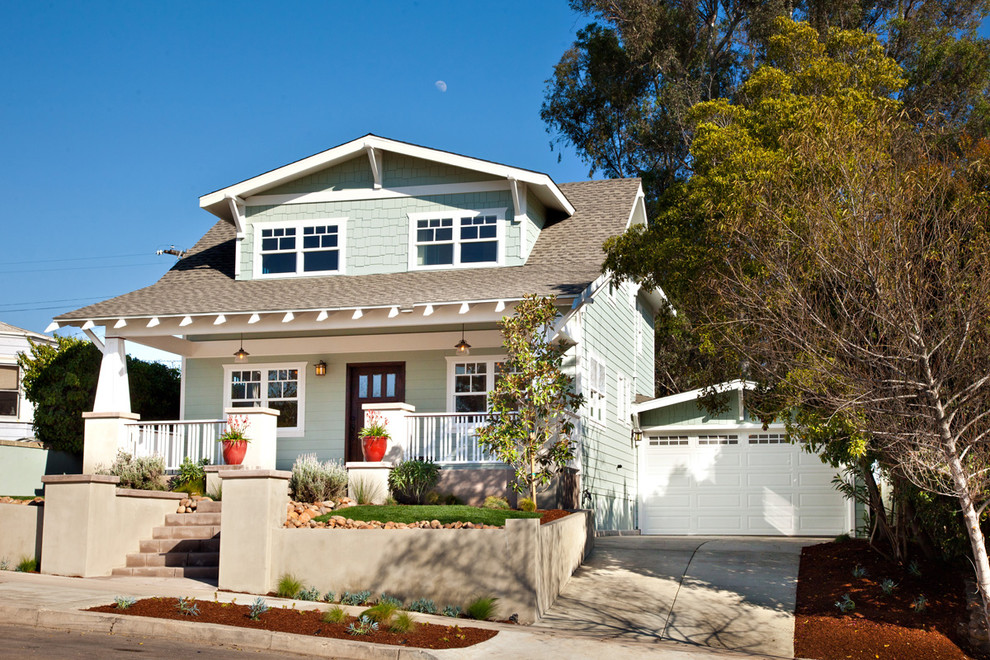Design ideas for a traditional exterior in San Diego.