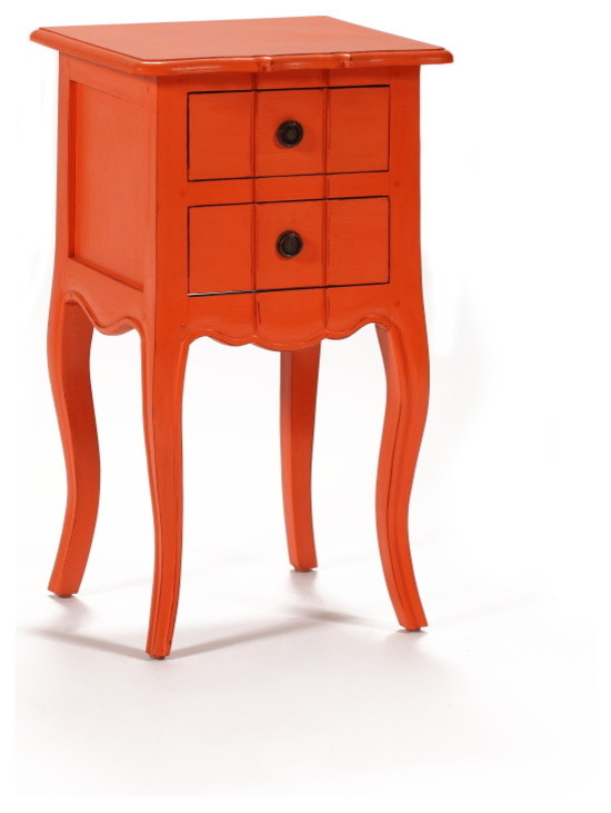 Orange nightstand - A172