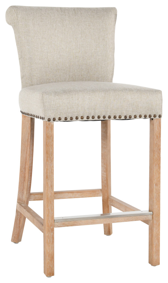 Ania 26" Counter Stool by Kosas Home, 37.5Hx18Wx22.5D Farmhouse Bar