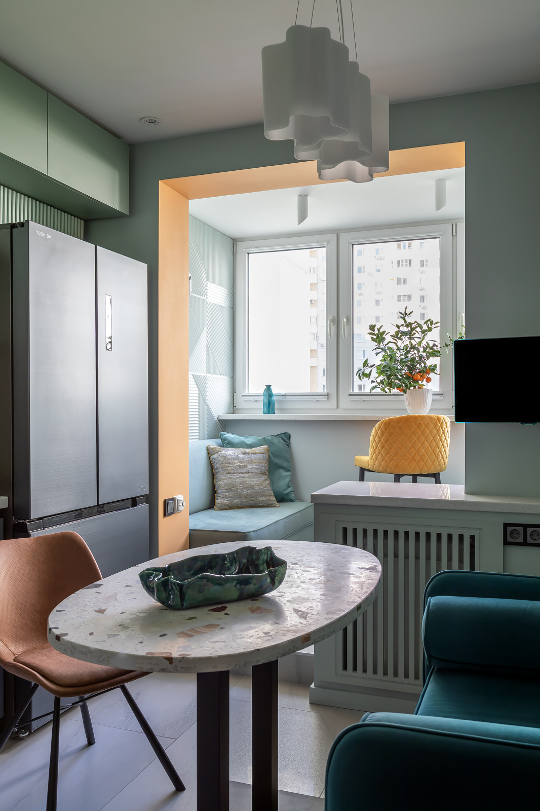 Квартира с яркими деталями и штрихами