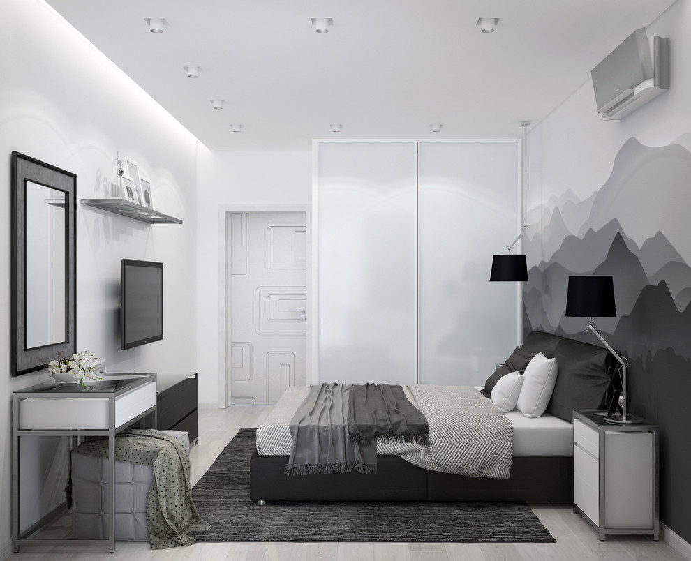 Квартира Множество оттенков серого — Спальня