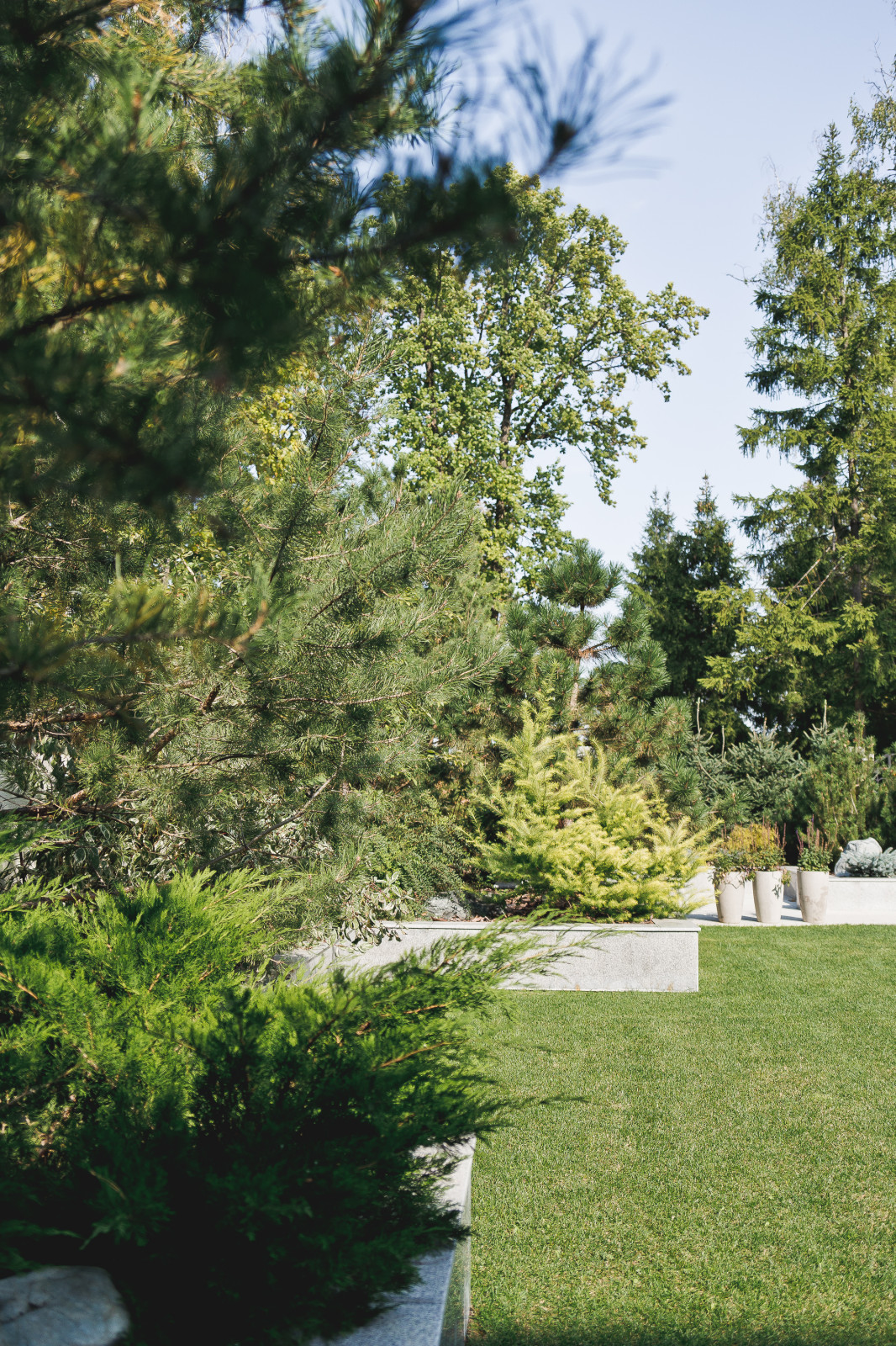 Маленький сад перед таунхаусом