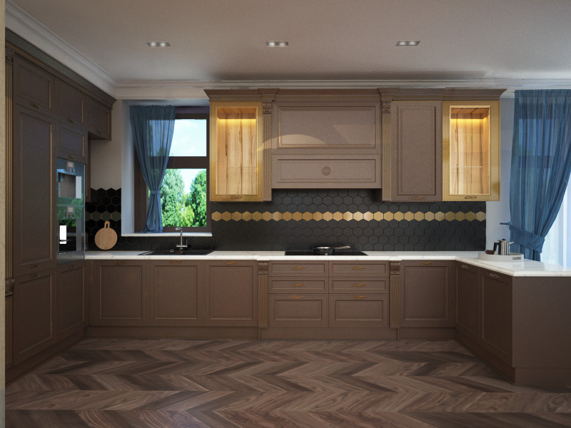 Загородный дом в стиле современная классика